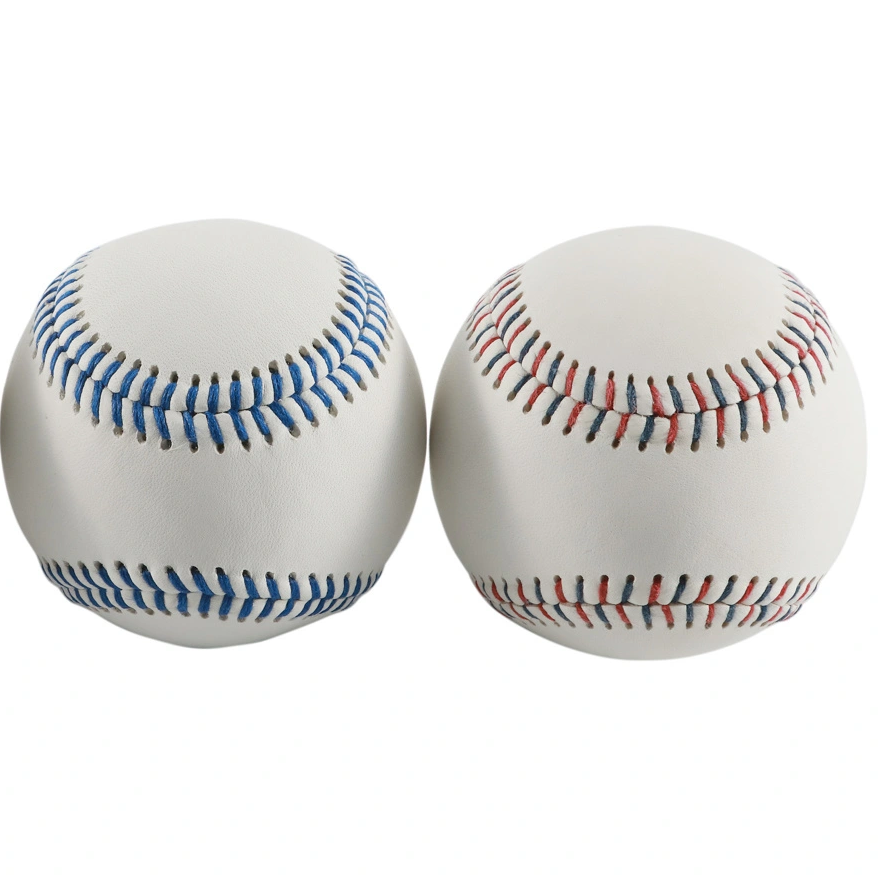 كرة بيسبول احترافية مصنوعة من جلد البقر والصوف الرسمي