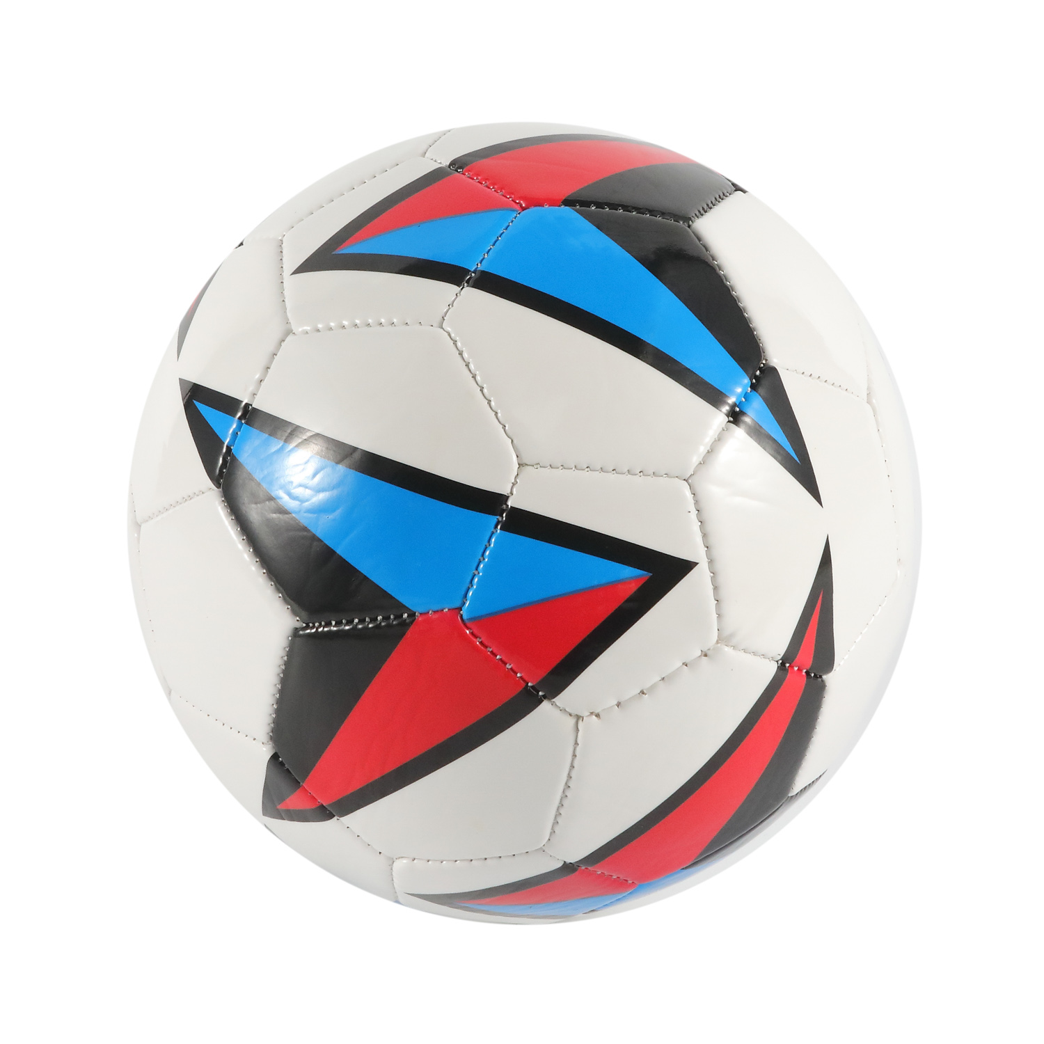 شعار مخصص تقليدي مخيط آليًا لكرة القدم / كرة القدم PVC لعبة ومطابقة
